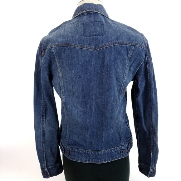 SOLD!!  VTG LEVIS M Denim Blue Jean Jacket Womens - Picture 7 of 8